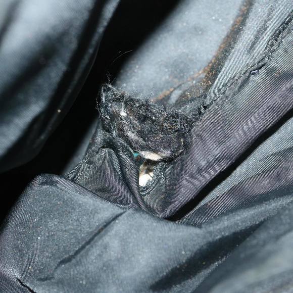 CELINE Hand Bag Nylon Black Auth bs12635 - Picture 11 of 16